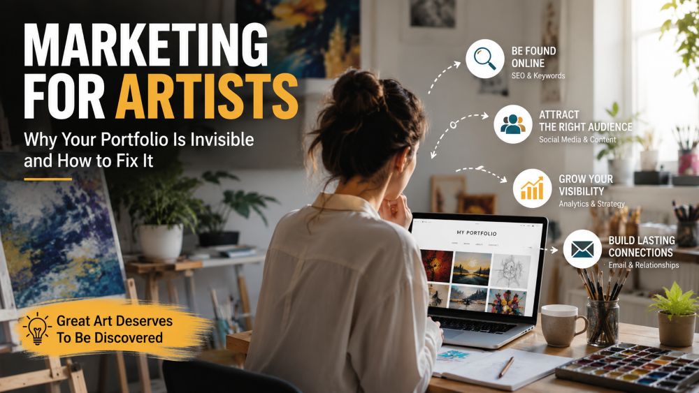 Marketing for Artists: Why Great Portfolios Stay Invisible and How to Change That